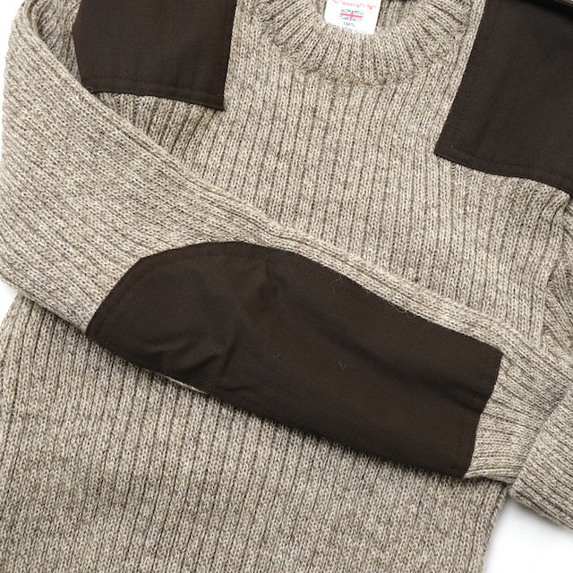 KEMPTON（ケンプトン）Woolly Pully クルーネックセーター [ブラウンミックス]