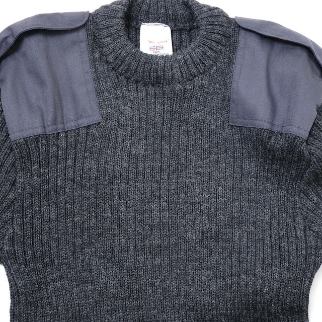 KEMPTON Woolly Pully Crew Neck Sweater [Charcoal Gray]