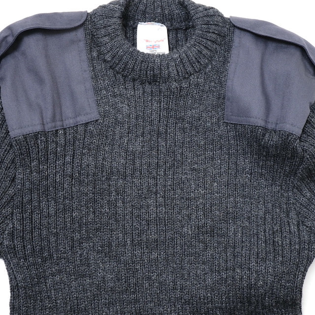 KEMPTON（ケンプトン）Woolly Pully クルーネックセーター [チャコールグレー]