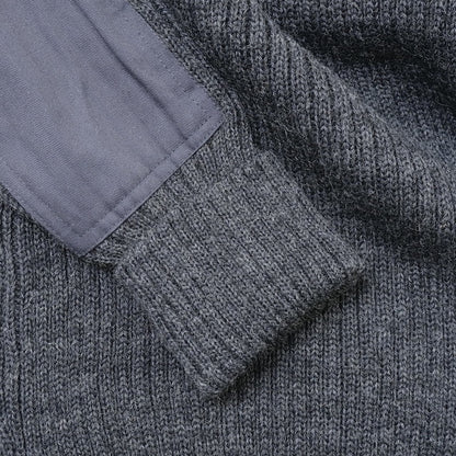 KEMPTON Woolly Pully Crew Neck Sweater [Charcoal Gray]