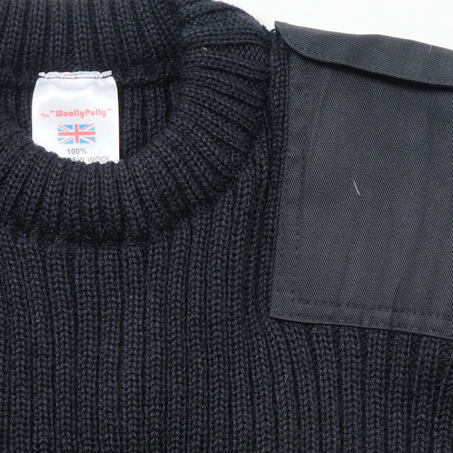 KEMPTON（ケンプトン）Woolly Pully クルーネックセーター [ブラック]