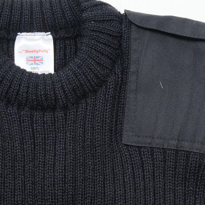 KEMPTON Woolly Pully Crew Neck Sweater [Black]