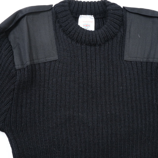 KEMPTON（ケンプトン）Woolly Pully クルーネックセーター [ブラック]