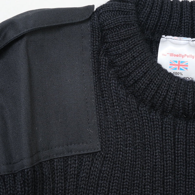 KEMPTON（ケンプトン）Woolly Pully クルーネックセーター [ブラック]