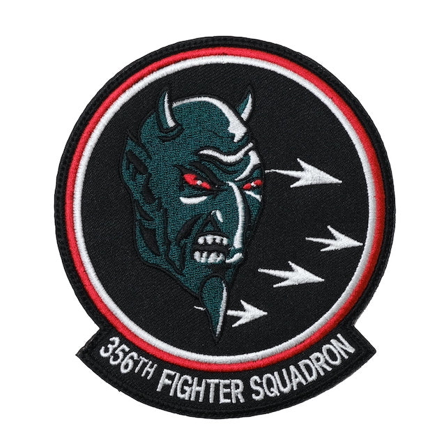 Military Patch 356th Fighter Squadron 5-piece set [with hook] [Letter Pack Plus compatible] [Letter Pack Light compatible]