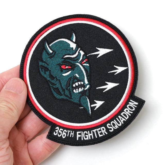 Military Patch（ミリタリーパッチ）356th Fighter Squadron 5枚セット  [フック付き]【レターパックプラス対応】【レターパックライト対応】