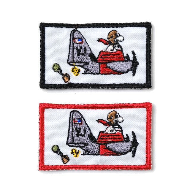 Military Patch（ミリタリーパッチ）374AS ミニパッチ  [フック付き][2色]【レターパックプラス対応】【レターパックライト対応】