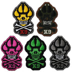 Military Patch（ミリタリーパッチ）K-9 Skull and Crossbones パッチ [フック付き]【レターパックプラス対応】【レターパックライト対応】