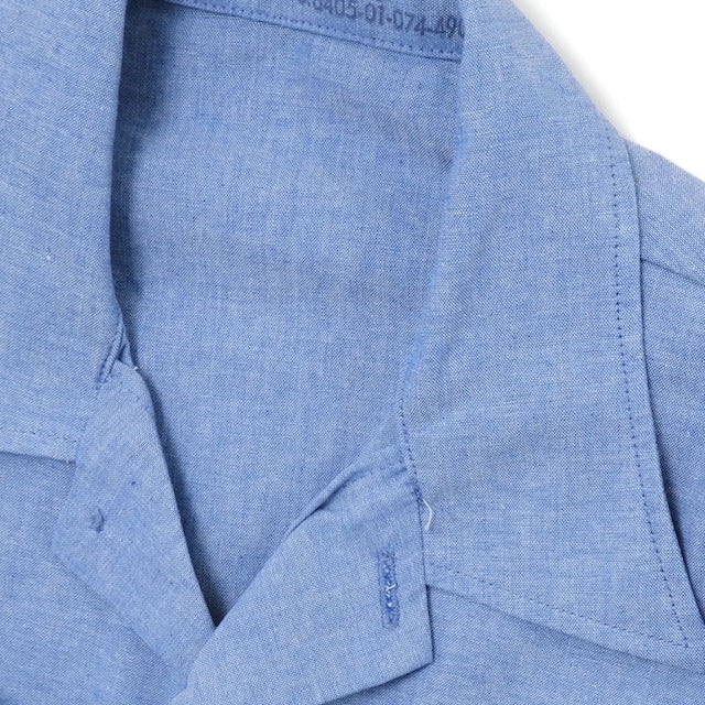 US（米軍放出品）Chambray Man's Utility Shirt 長袖【レターパックプラス対応】