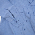 US（米軍放出品）Chambray Man's Utility Shirt 長袖【レターパックプラス対応】