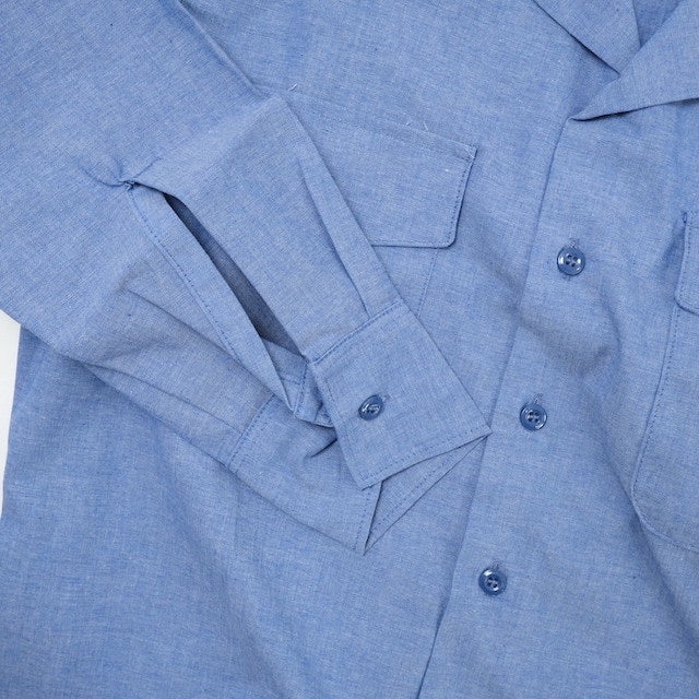 US（米軍放出品）Chambray Man's Utility Shirt 長袖【レターパックプラス対応】