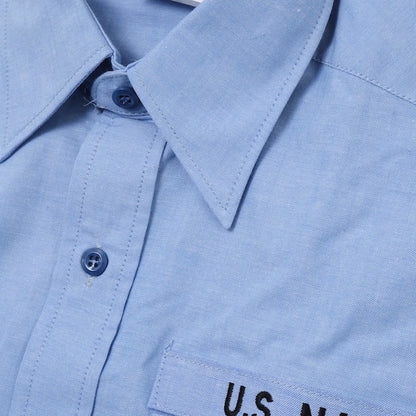 US (US military release product) long sleeve utility shirt [with NAVY patch] [Letter Pack Plus compatible]