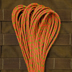 Military（ミリタリー）550 パラコード タイプ3 Neon Orange/Neon Green Camo [50ft 15m][550 Paracord Type III 550 Cord]【レターパックプラス対応】【レターパックライト対応】