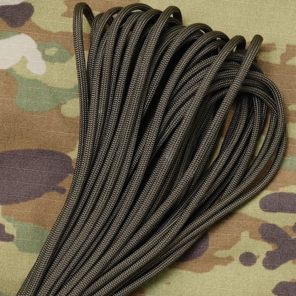Military 550 Paracord Type 3 Ranger Green [50ft 15m] [550 Paracord