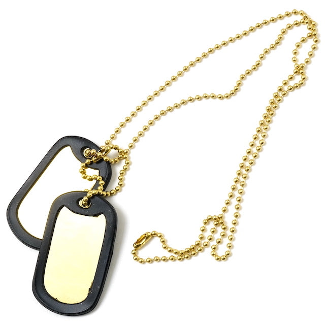 DOG-TAG 2枚組 真鍮（ブラス）フルセット【レターパックプラス対応】【レターパックライト対応】