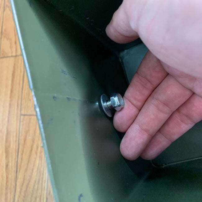 MILITARY Ammo Can Locking Hardware Kit [Ammo Box Locking Kit] [Compatible with Letter Pack Plus] [Compatible with Letter Pack Light]