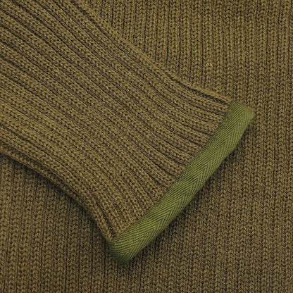 KEMPTON Woolly Pully WWII Replica Crew Neck Sweater [KHAKI]