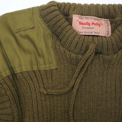 KEMPTON Woolly Pully WWII Replica Crew Neck Sweater [KHAKI]