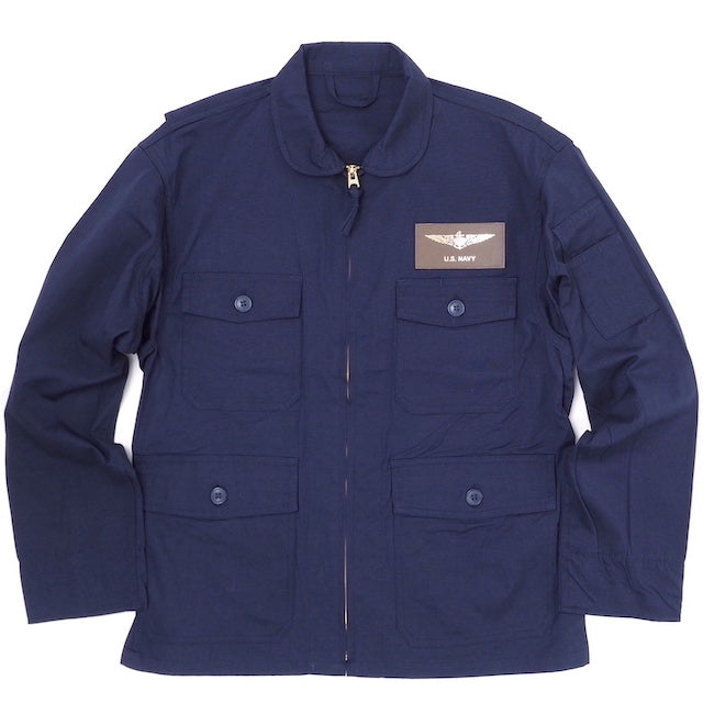 SESSLER（セスラー）TYPE AN-J2 ウイングパッチ付き [ネイビー][ワッペン付]【中田商店】