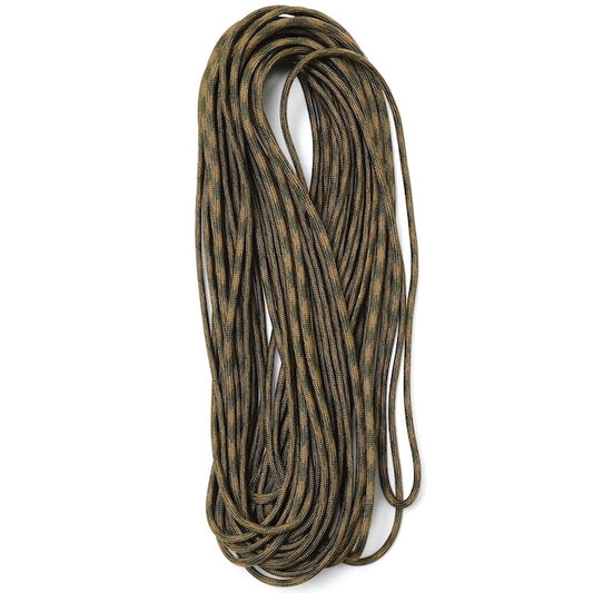 Military（ミリタリー）550 パラコード タイプ3 Coyote Brown/Olive Drab [50ft 15m][550 Paracord Type III 550 Cord]【レターパックプラス対応】【レターパックライト対応】