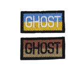 Military Patch（ミリタリーパッチ）GHOST ミニパッチ[2種] [フック付き]【レターパックプラス対応】【レターパックライト対応】