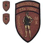 Military Patch（ミリタリーパッチ）33D HMU レスキューパッチ [2種] [フック付き]【レターパックプラス対応】【レターパックライト対応】