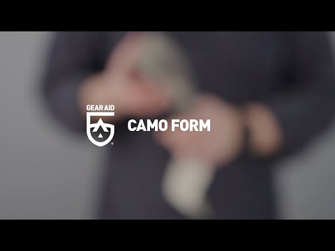 GEAR AID Camo Form Reusable Fabric Wrap [Self-adhesive/Stretchable Material] [Military Camo 4 Colors]