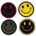 Military Patch Smiley Mini Patch Medium (3.5cm) with hook [Compatible with Letter Pack Plus] [Compatible with Letter Pack Light]