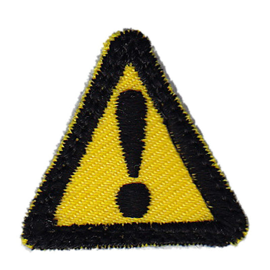 Military Patch Caution Mark Mini Patch with Hook [Compatible with Letter Pack Plus] [Compatible with Letter Pack Light]