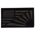 Military Patch flag 2 designs US flag x Navy flag/Maritime Self-Defense Force flag with subdude hook [Compatible with Letter Pack Plus] [Compatible with Letter Pack Light]
