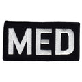 Military Patch（ミリタリーパッチ）MED パッチ ブラックベルクロ付き【レターパックプラス対応】【レターパックライト対応】