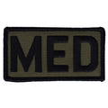 Military Patch（ミリタリーパッチ）MED パッチ サブデュード フック付き【レターパックプラス対応】【レターパックライト対応】