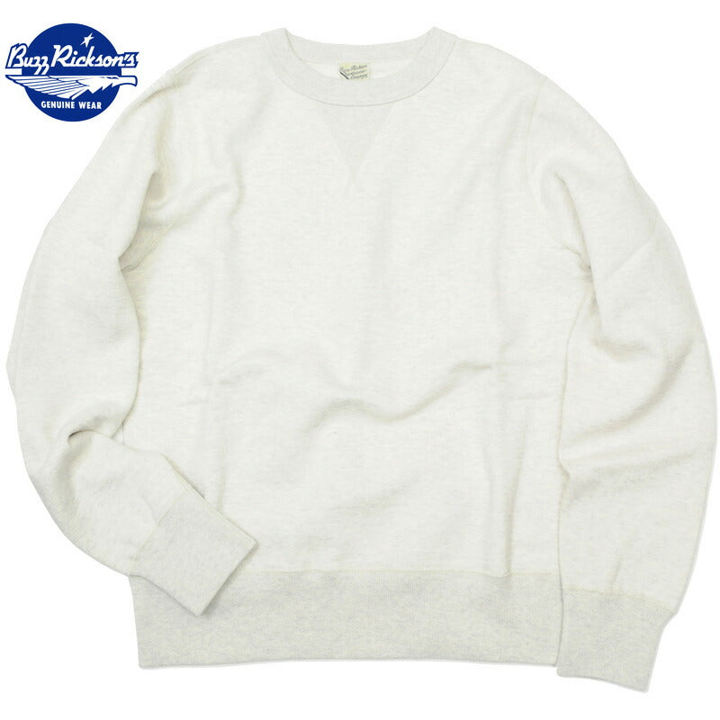 BUZZ RICKSON'S （バズリクソン）セットイン スリーブ スウェット シャツ オートミール Set-In Sleeve Sweat Shirts Oatmeal [BR65622]