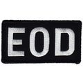 Military Patch（ミリタリーパッチ）EOD パッチ ブラック フック付き【レターパックプラス対応】【レターパックライト対応】