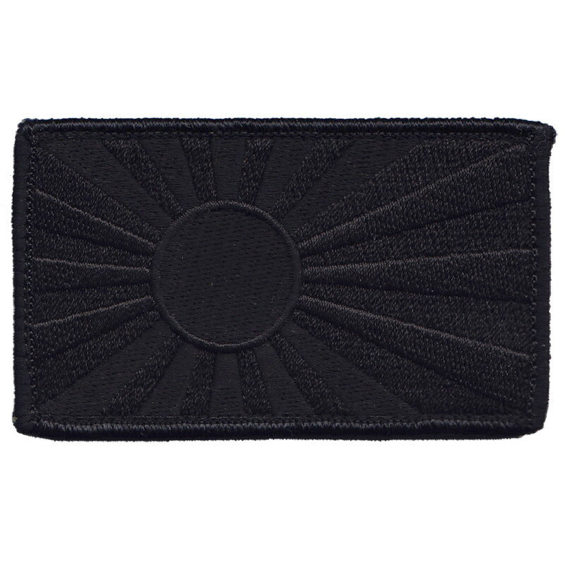 Military Patch (Military Patch) Navy Flag/Maritime Self-Defense Force Flag Blackout with Hook [Compatible with Letter Pack Plus] [Compatible with Letter Pack Light]