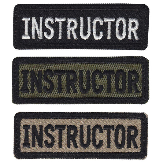 Military Patch INSTRUCTOR mini patch with hook [Made in Japan] [Patch] [Letter Pack Plus compatible] [Letter Pack Light compatible]
