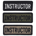 Military Patch（ミリタリーパッチ）INSTRUCTOR ミニパッチ フック付き[日本製][ワッペン]【レターパックプラス対応】【レターパックライト対応】