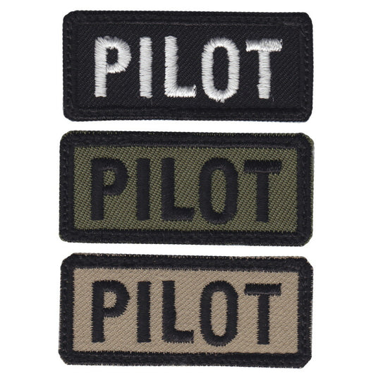 Military Patch PILOT mini patch with hook [Made in Japan] [Patch] [Letter Pack Plus compatible] [Letter Pack Light compatible]