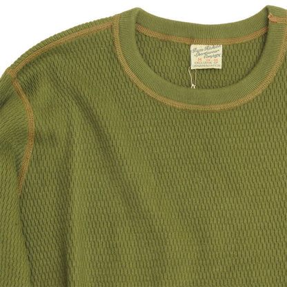 BUZZ RICKSON'S Thermal Shirt Long Sleeve Olive [BR63755]