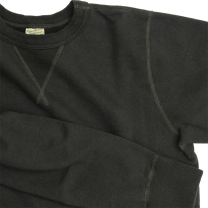 BUZZ RICKSON'S Set-In Sleeve Sweat Shirts Black [BR65622]