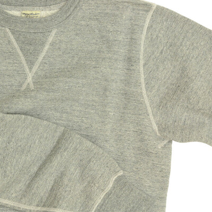 BUZZ RICKSON'S Set-In Sleeve Sweat Shirts Heather Gray [BR65622]