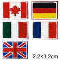 Military Patch National flag patch [5 types] [Small/2.2cm x 3.2cm] [Compatible with Letter Pack Plus] [Compatible with Letter Pack Light]