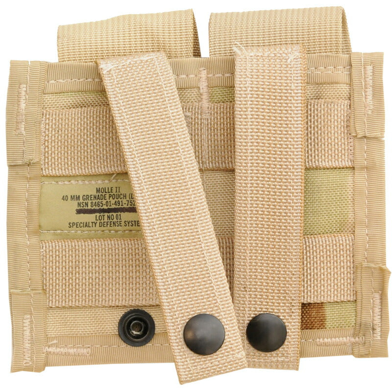 US (US military release product) MOLLE II Double 40mm Grenade Pouch 3C Desert