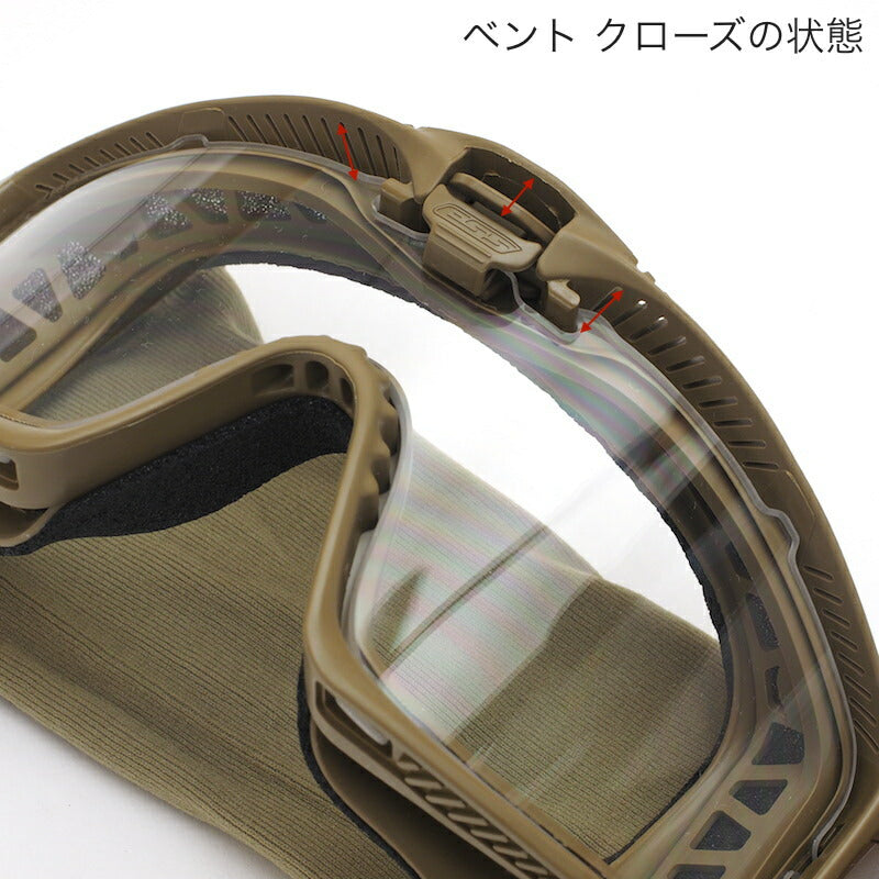 ESS（イーエスエス）Influx Goggle インフラックス [2色][AVS搭載][Black/EE7018-09][Terrain Tan/EE7018-03]