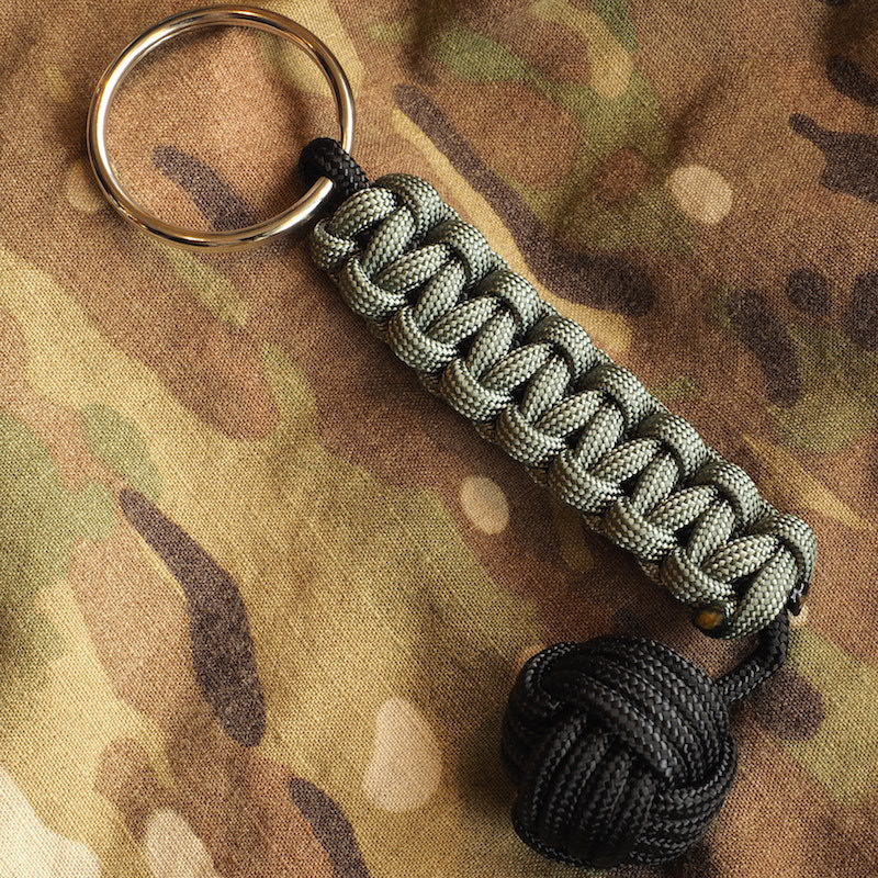 Knotty Boys Paracord Monkey Fist with key ring [3 colors] [Letter Pack Plus compatible]