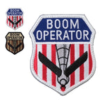 Military Patch（ミリタリーパッチ）BOOM OPERATOR KC-135 [2色][フック付き]【レターパックプラス対応】【レターパックライト対応】