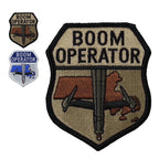 Military Patch（ミリタリーパッチ）BOOM OPERATOR KC-46 [2色][フック付き]【レターパックプラス対応】【レターパックライト対応】