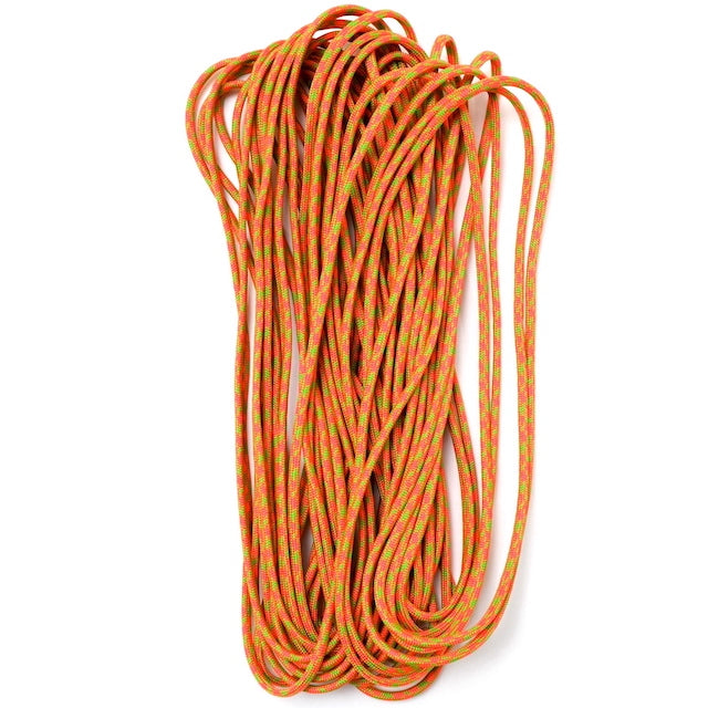 Military（ミリタリー）550 パラコード タイプ3 Neon Orange/Neon Green Camo [50ft 15m][550 Paracord Type III 550 Cord]【レターパックプラス対応】【レターパックライト対応】