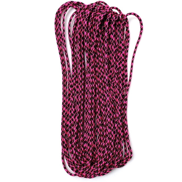 Military（ミリタリー）550 パラコード タイプ3 Black With Neon Pink Camo [50ft 15m][550 Paracord Type III 550 Cord]【レターパックプラス対応】【レターパックライト対応】
