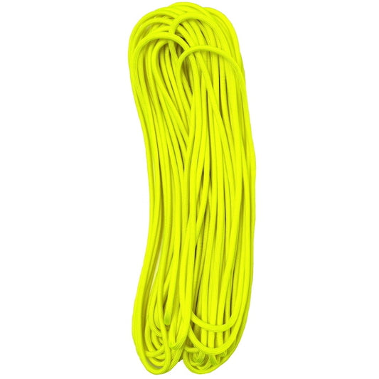 Military 550 Paracord Type 3 Neon Yellow [50ft 15m] [550 Paracord Type III 550 Cord] [Letter Pack Plus compatible] [Letter Pack Light compatible]